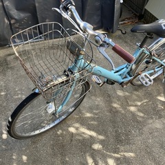 自転車23インチ　水色