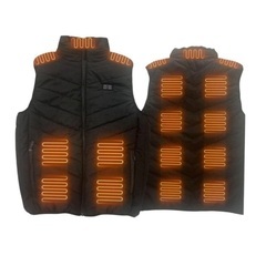 新品 防寒加熱ベスト モバイルバッテリー付　Mの画像