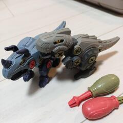 組立式恐竜玩具の画像