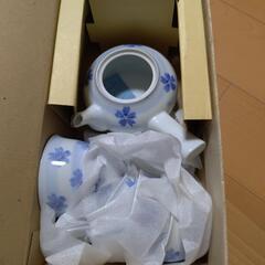 有田焼 茶器揃 花ちらし