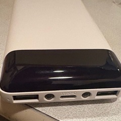 モバイルバッテリー　黒の画像