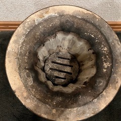 【お譲り先決まりました】七輪　きのこやお魚を焼いたりキャンプにもの画像