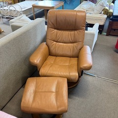 ニトリリクライニングチェア オットマン付き (くらや) 大門の