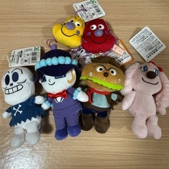 アンパンマンキャラクターぬいぐるみ5体