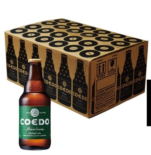 COEDOビール・毱花・セッションIPA・333ml瓶24本セット\n