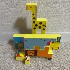 ムラオカ　動物パズル　パズル　つみき　知育玩具 子供　オモチャの画像