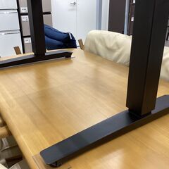 昇降デスク(手動) マーフィー2 ニトリ ブラウン×ブラック