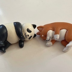 オブジェ　パンダ&いぬ