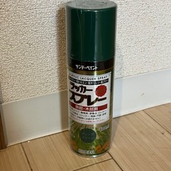 スプレー缶未使用　緑