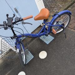 自転車　ネイビーブルー 20インチ