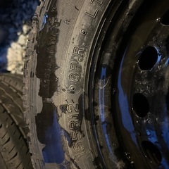 タイヤ 12インチ　軽トラ　軽貨物　145/80r12 155r12 前後違い　の画像