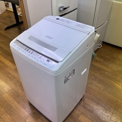 大きめ7.0kg洗い!! 人気のビートウォッシュ!! HITACHI 2021年 全自動電気洗濯機 BW-V70F 