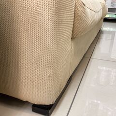 2人掛けソファー　テラソー　シミ有　ファブリックの画像