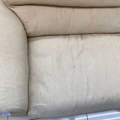 2人掛けソファー　テラソー　シミ有　ファブリックの画像