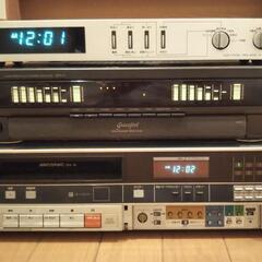 レトロ デジタル時計 オーディオタイマー Aurex オーレック...