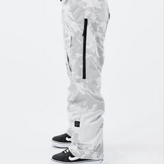 引取限定富山市より美品3時間使用のみ！DOPE SNOWスウェーデン製24-25モデルantecスノーボードパンツホワイトグレー色カモフラMサイズバートンの画像