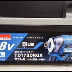 未使用 マキタ 18V 6.0Ah TD173DRGX 青 ブルー インパクトドライバー 6Ahの画像