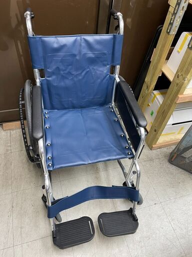現品限り・ジモティー特別価格　美品　マキテック　車椅子　EW-50B　未使用に近い　ネイビー　埼玉県和光市　リサイクルケイラック和光店