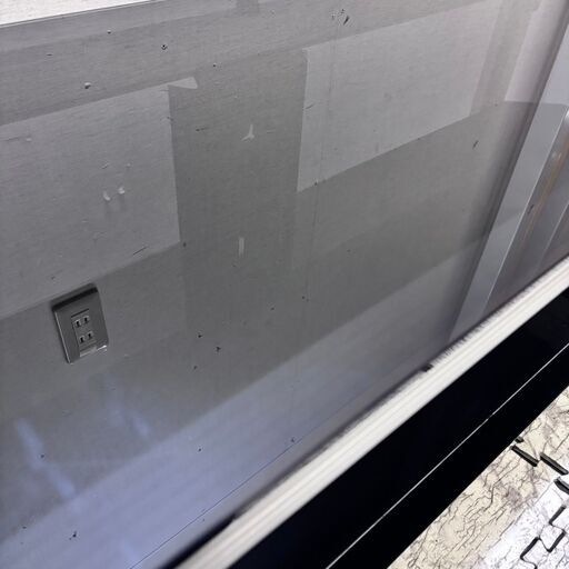  21905  ガラス天板 収納板付 ローボード テレビ台    ◆大阪市内・東大阪市他 6,000円以上ご購入で無料配達いたします！