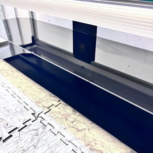 21905  ガラス天板 収納板付 ローボード テレビ台    ◆大阪市内・東大阪市他 6,000円以上ご購入で無料配達いたします！