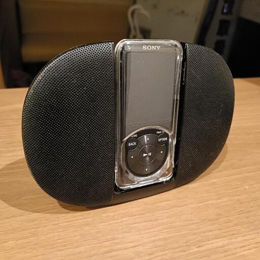 【売約済み】SONY ウォークマン NW-S754 スピーカー付きモデル 別売専用ケース付き