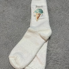 ダグつき　ジェラートピケ　ルームソックスの画像