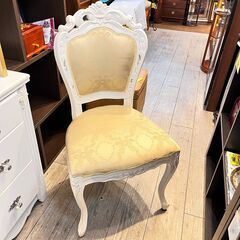 ロココ調 猫脚チェア ドレッサー/ダイニングチェア クラシック アンティーク調 ★買取帝国 志木店の画像