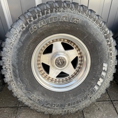 WEDS ホイール　キングオブマッド&315/75/r16　の画像