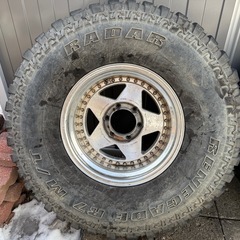WEDS ホイール　キングオブマッド&315/75/r16　の画像