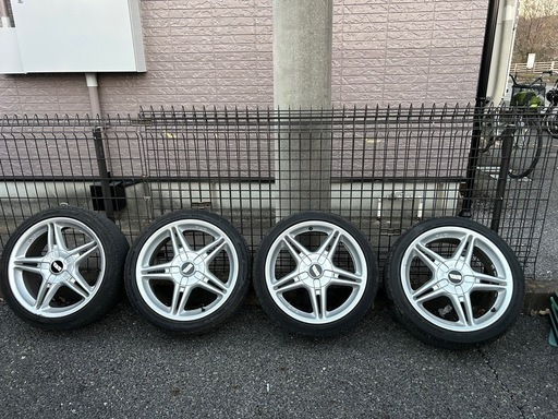 レア BWA 17インチ 7J+38 4穴 PCD100 4本セット イタリア製