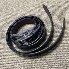 Jeep 100%LEATHERブラック男性用ベルト２本セット

