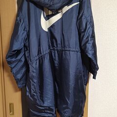 ナイキ　ベンチコート　ブルーの画像