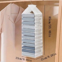 吊り下げ衣類収納ラック　吊り下げラックの画像