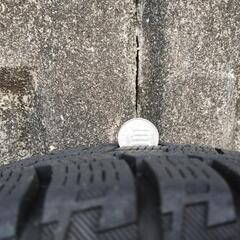 スタッドレスタイヤ付純正ホイール　ハスラー　フレアクロスオーバー　165/60/r15の画像