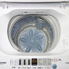 ■取り付けまで無料 ■4.5kg 全自動洗濯機 ★2022年製 の画像