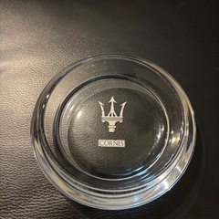 MASERATI マセラティ ノベルティ HOYAクリスタル製 灰皿 MASERATI マセラティ ノベルティ HOYAクリスタル製 灰皿