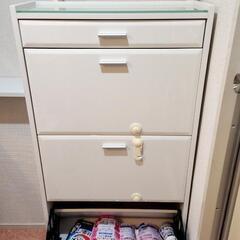 スリムシューズボックス３段の画像