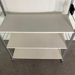 キャスター付き多機能収納ラック　の画像