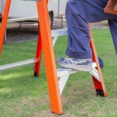 DULTON新品ダルトン ファイバー ラダー ステップ3段か５段オレンジの画像