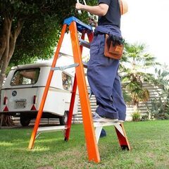 DULTON新品ダルトン ファイバー ラダー ステップ3段か５段オレンジの画像