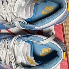 NIKE ダンク　水色ホワイト　ハイの画像