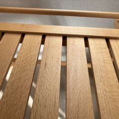 無印良品　MUJI 木製折りたたみイスの画像
