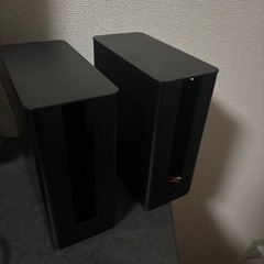 山崎実業　重ねられる スリム 蓋付き ルーター収納 ケース ブラックの画像