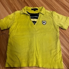 Burberry ライムグリーン ポロシャツ100cmの画像