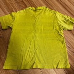 Burberry ライムグリーン ポロシャツ100cmの画像