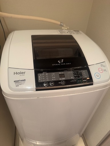 洗濯機　5kg 　2012年製