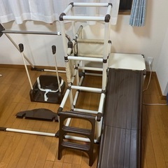 ロングすべり台＋3段ジム｜プレミアム おりたたみロングスロープ ...