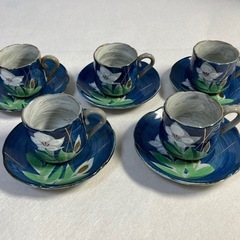 ミニカップとソーサー　5客セット
