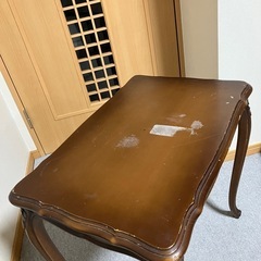 お値下げ相談可　カリモク　サイドテーブル　花台　コンソールテーブル　ルイコレクション　domaniの画像