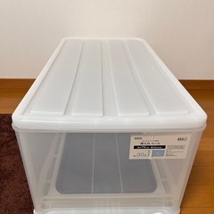 【譲渡先決定】ニトリ　収納ケースの画像